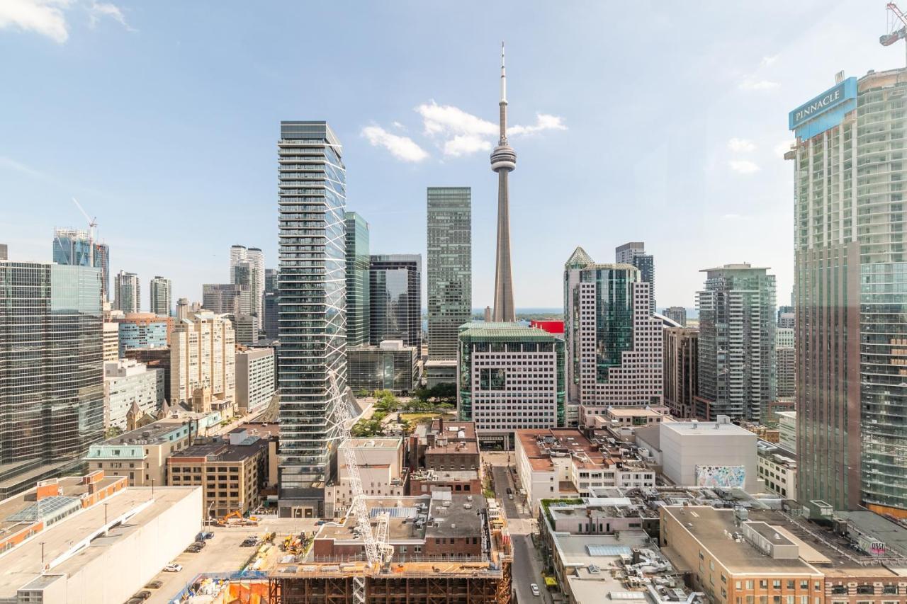 Luxury 2 Bedroom In The Heart Of Entertainment District - City Skyline View & Balcony Toronto Luaran gambar